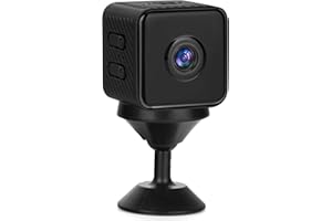 DINGBIU Mini Spy Camera Hidden Small Security Cameras - 4K HD Wide Angle WiFi Wireless Motion Activated for with APP/Motion Detection/Night Vision/Alerts Secret Surveillance, Baby, Pets