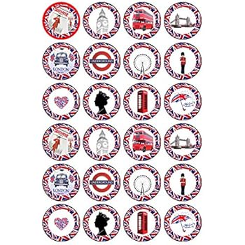 24 X Tintin Cupcake Toppers Amazon Co Uk Kitchen Home