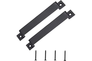 EGTink Poignée de Porte de Grange, 2 Pcs Poignée de Porte Coulissante pour Placard, Meubles TV, Placards Porte de Grange Coulissante Simple y Double
