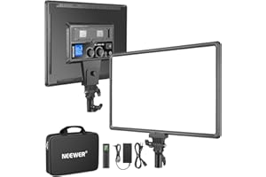 NEEWER NL288 LED Video Light z 2.4G Pilot 45W 4800Lux 3200K-5600K CRI 97+ Ściemniany dwukolorowy 18" Panel Oświetleniowy do Fotografii Youtube na żywo Streaming wideokonferencja Zoom Meeting