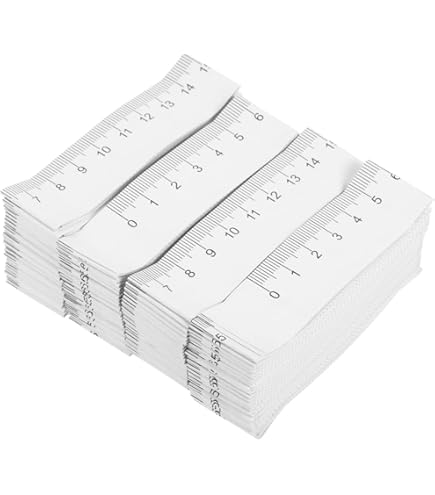 Wintape Lot De 100 Rubans à Mesurer Jetables En Papier Pour Plaies 1 M