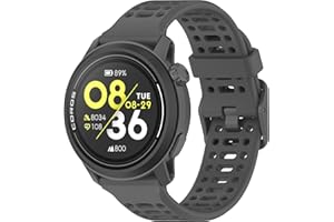 Harikiri 20mm 22mm Sport Silicone Bracelet pour COROS PACE 3/APEX 2 Pro/PACE 2/APEX Pro/APEX 2/APEX 46mm/APEX 42mm pour Hommes et Femmes