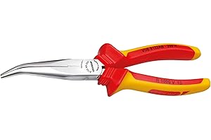 GEDORE 8132 AB-200 H Szczypce płaskie płaskie okrągłe z izolacją obudowy 200 mm