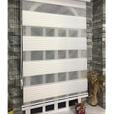 StorBurada Pliseli Stor Zebra Perde Ekru STB481-D Ekru 40 x 40