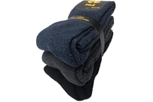 Lucchetti Socks Milano CALZE TERMICHE IN PILE LUNGHE SCI MONTAGNA PESANTI NERO BLU GRIGIO