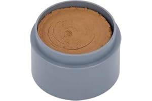 WOOOOZY Profi Karnevalsschminke für Kinder & Erwachsene // 15ml Mittelbraun // wischfeste Gesichts- und Körperschminke ohne Parabene ohne Parfüm ohne Konservierungsmittel