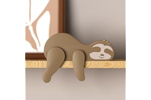 PUTSKA Woodland Kinderkamer Decoratie – Houten Dier voor Jongenskamer Decoratie, Bosdecoratie voor Kamer, Plank, Slaapkamer (Luiaard)