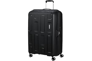 American Tourister Ellipso Mixte Valise, Black (Black), L (79 cm - 104 L)