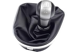 Hacreyatu 5/6 Marce Leva Pomello del Cambio Manuale per S-eat Altea Leon II Toledo III 2004-2012 (6 Marce)