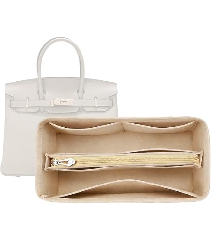 Lckaey Bag and Organizer for hermes birkin insert 25 organizer