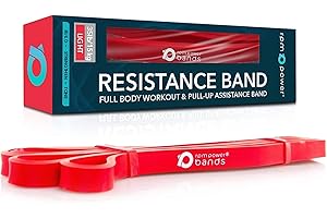 Bandas de Resistencia - RPM Power Bands - Bandas de Fitness para Entrenamiento de Fuerza y Potencia, Crossfit y Gimnasia | Estiramientos, Terapia, Yoga, Flexibilidad y Pullups