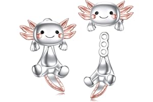 POPLYKE Orecchini a forma di gatto nero per donne in argento sterling 925 orecchini per ragazze Gatto nero gioielli regali per gli amanti dei gatti