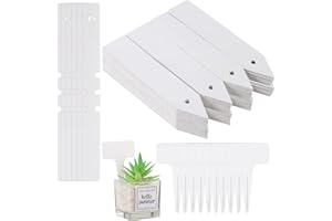 FYGUARD 160 Stück Pflanzenschilder, 3 Formen Pflanzstecker Pflanzenmarkierer Kunststoff Pflanzenetiketten Pflanzschilder für Draussen Wetterfest Pflanzenetiketten zum Beschriften für Garten Pflanzen Blumen