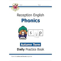 Reception Phonics Daily Practice Book: Autumn Term (CGP Reception