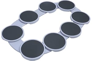 FDIT Plateau Organisateur de Nourriture Rotatif à 360 °, Plateau Tournant Portable Multifonctionnel Réutilisable pour la Cuisine, Table à Manger avec Conception de Rail, pour Les