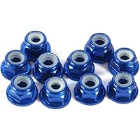 Sechskant-selbstsichernde Muttern, 10 Stück, M3-Mutter, CNC-Aluminium, Flansch, Nylon, selbstsichernde Metallmuttern…
