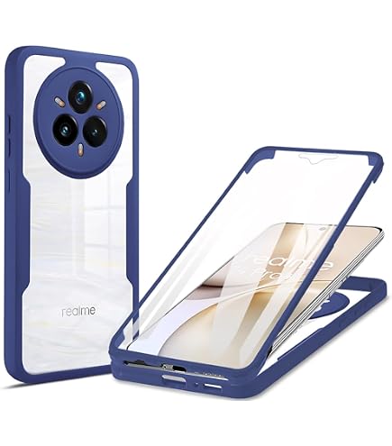 Ivoler Handyhülle Für Realme 14 Pro+ 5G – Transparent, Militärischer Schutz, Vergilbungsfrei