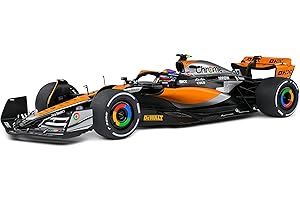 SOLIDO 1:18 MCLAREN MCL60 E.PIASTRI Great Britain GP 2023, Multicouleur