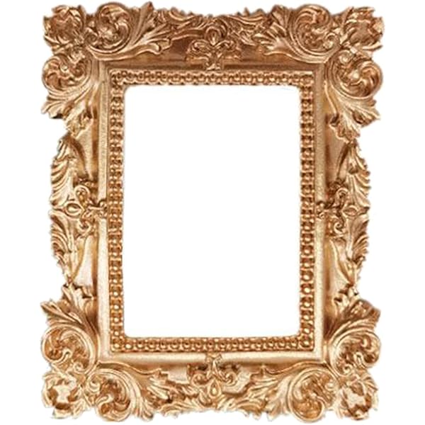 TOG Vintage Photo Frame Carved Lace Resin Mini Picture Frame Photo
