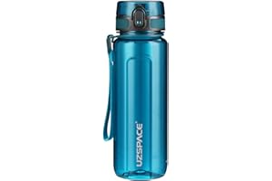 ‎UZSPACE UZSPACE Trinkflasche 500ml / 750ml / 950ml, Trinkflasche Kinder Auslaufsicher, BPA-frei & Tritan Wasserflasche für fahrrad, fitness,Outdoor