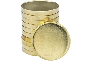 Münzer24 Wertmarke WM8, Waschmarke kompatibel mit Miele 11729, Messing Jeton, Beier Token, 50 Stück (WM 8 (17mm x 1,8mm))