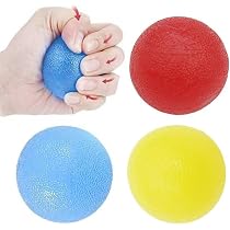 2PCS Pallina Antistress Mano Terapia - due gradi per Mano Massaggio