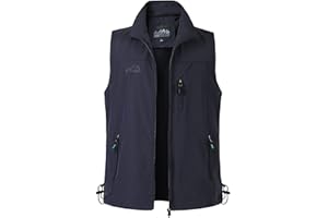 Yukirtiq Uomo Gilet Sportivo da Caccia Leggero Gilet da Pesca Asciugatura Rapida Gilet da Lavoro Traspirante Giubbotti Senza Maniche Smanicata da Fotografia