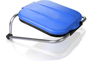 BigDean Müllsackständer Wandmontage Single 120L BLAU Müllbeutelständer Müllsackhalter Mülleimer - Blauer Sack - Gelber Sack - Wandmüllsackständer Müllsackständer Wand