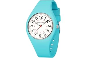 GOLDEN HOUR Orologi Unisex Analogici Sportivi Impermeabili per Infermieri Medici Professionisti, Studenti – Quadrante Luminoso di Facile Lettura, Cinturino in Silicone Gelatina