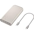 Samsung Galaxy Official 20,000 mAh Battery Pack, 45W Super Fast Charging (with USB-C to C Data Cable), Beige