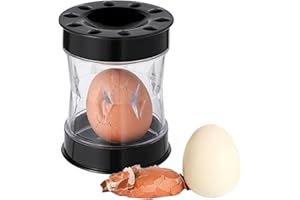 MLZTINGR Apriuova a mano per uova sode, 2025, nuovo separatore guscio d'uovo, adatto per uova di gallina e quaglia, agitare per una facile rimozione del guscio