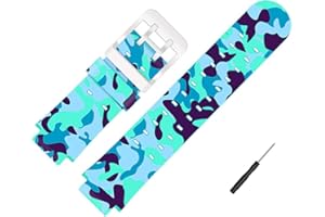 Coholl Cinturini sostitutivi per orologi per bambini, compatibili con PTHTECHUS CPROGRACE INIUPO cinturino per orologio in silicone per bambini da 15mm