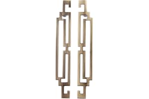 BOWAREPRO 2 maniglie per armadietti in stile retrò per cucina, cassettiera, armadietto, armadietto, maniglie per porte, maniglie per mobili (177 mm, bronzo)