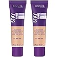 Rimmel Stay Matte Liquid Foundation, True Ivory, 1 Fl Oz, 2 Count (Pack of 1)
