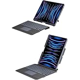 UnDePlus iPad Air 13in&ccedil; M4/M3/M2 ile uyumlu Kılıf Led Işıklı Magnetik Standlı Klavyeli ile uyumlu Kılıf 2026-2024