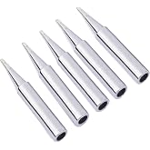 Soldering Iron Tips, 900M Soldering Tip Replacement (5PCS 900M-T-1.2D) | welding tip alloy kit for Weller, Hakko, etc