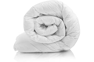 Alreya Kołdra pikowana 240 x 220 cm, 100% bawełna, powierzchnia antyalergiczna dla alergików, miękka i ciepła kołdra całoroczna, pikowana, oddychająca