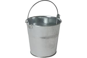 Genware NEV-GSB10 Seau de service en acier galvanisé, Ø 10 cm