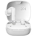 Baseus Bowie E20 True Wireless Earbuds, ENC Noise Cancelling Bluetooth Headphones, 12mm Drivers, IPX5 Waterproof, 33H Playtime, USB C Charging, iPhone 16 Pro Max, Samsung Galaxy S24 Ultra (White)