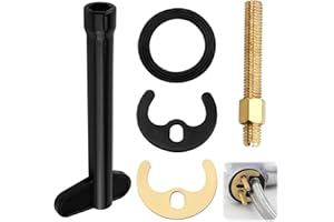 HIOIP 5Pcs Monobloc Tap Fixing Kit Single Hole Hot and Cold Water Monobloc Tap Bolt Tap Faucet Fixing Fitting Nut Kit Horseshoe Installation Fastening Accessories for Bathroom Basin Kitchen Sink Mixer