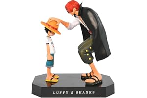 IFHDO One Piece Luffy Figure, Luffy Cake Toppers Anime Action Figure Giocattoli Anime Action Figure Anime Figure Model Decorazione Della Torta per Tavolo Ufficio Decorazione Accessori Cake Decoration