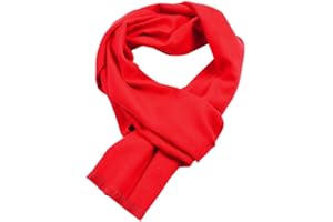 ZYUEER Echarpe Laine Homme Scarf Wool Couleur Unie Simple EléGante Foulard éPaisse Chaud- DifféRentes Couleurs Disponibles Pas Cher Size:30X180cm