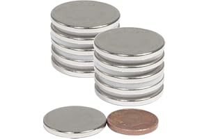 ‎MAGNET-KAUF Neodym Magnet N52 Scheibe 3 KG - Super Flache Magnetscheibe 20mm Durchmesser - 20x2mm Neodym Magnete Runde Scheiben [10 Stück]