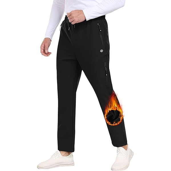 Pantaloni Trekking Da Uomo Decathlon Pantaloni Da Jogging Uomo Con Fodera  In Pile Antivento E Caldi Per Inverno Ideali Per Sport E Lavoro