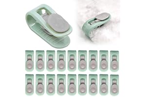 CATOR Bettdecken Clips, 20 Stück Bettdeckenhalter, Bettdeckenhalter Gegen Verrutschen, Bettdeckenbezug Klammer ohne Nadel, Quilt Fixer Duvet Cover Clips Quiltbefestigungsclip für Bettlaken Steppbett