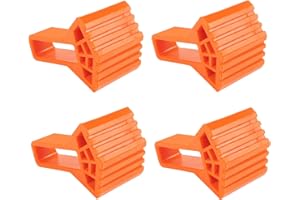 EGTink 4 Pièces Couvre Pieds D'échelle, Antidérapant Échelle Tapis Pied, Escabeau Tapis De Pied Antidérapants, D'escabeau Couvre-Pieds s De Remplacement pour Intérieur pour Échelles Télescopiques