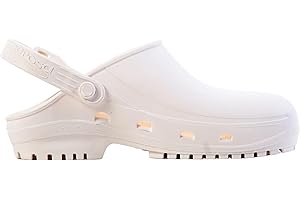 REPOSA Eco - Zuecos Mujer y Hombre en Goma Cómodos, Ligeros y Antishock para Casa, Jardinería y Bricolaje - Chanclas Mujer Anatómicas con Orificios Laterales, Correa Trasera y Efecto Antideslizante