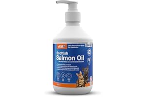 ZIPVIT Scottish Salmon Oil for Dogs and Cats, 500ml Natural Omega 3, 6 & 9, Fish Oil Food Supplement, Supports Healthy Coat and Skin, Joint Care, Immune System and Heart Health, UK Supplier