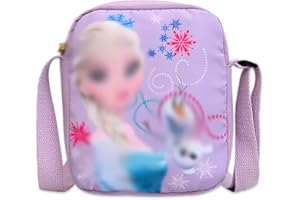 Eiskönigin Schultertasche -XRHOT Eiskönigin Handtasche Kinder Mädchen Unisex Kinder Taschen, Schulrucksack mit verstellbarem Gurt für Kinder Mädchen