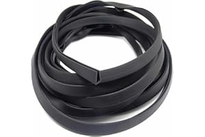 ACESOME ㅤ ACESOME Rubber U Channel Edge Trim, Guard Seal Strip Edge Protector,1M / 39 inch Length Rubber Strip, Rubber U Channel Edging Trim Seal (Width x Height x Slot, (Fillet) 6mm x 6mm x 1-2mm)